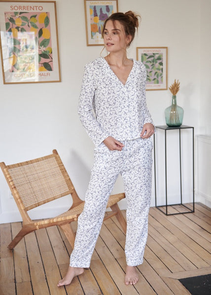 Pantalon pyjama femme coton BIO - Pyjamas Hestia