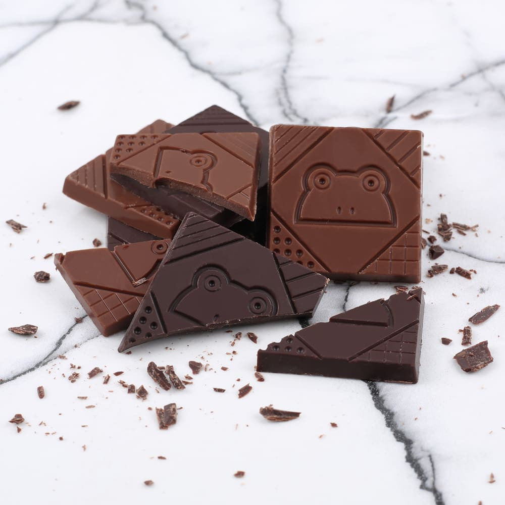 Coffret de 16 carrés de chocolat Bio - 4 recettes