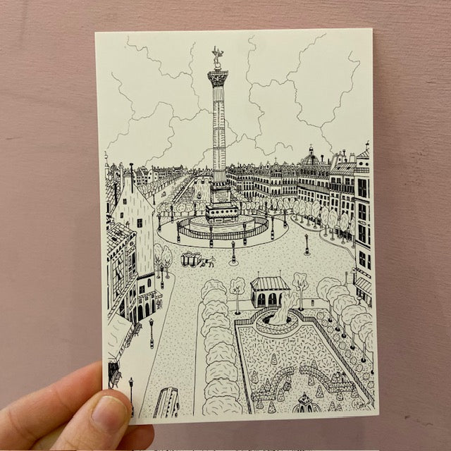 Carte postale paris - Place de la Bastille