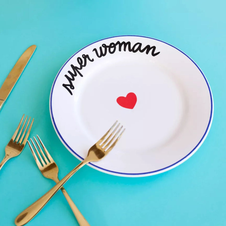 assiette super woman