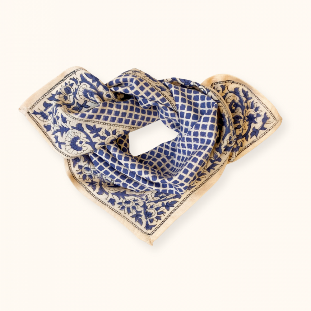 Foulard Mosaïc - Navy blue