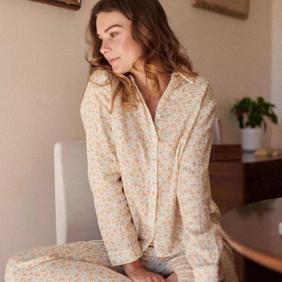 Pantalon pyjama femme coton BIO - Pyjamas Hestia